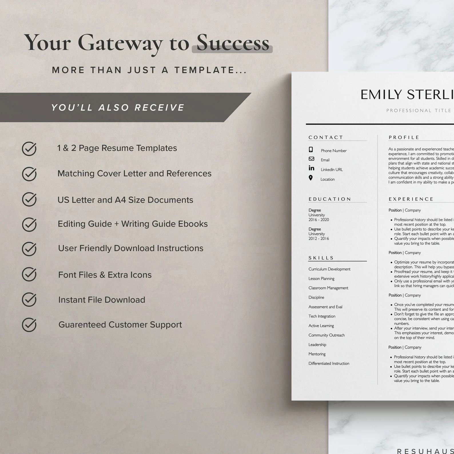 Harvard ATS Resume - View 6